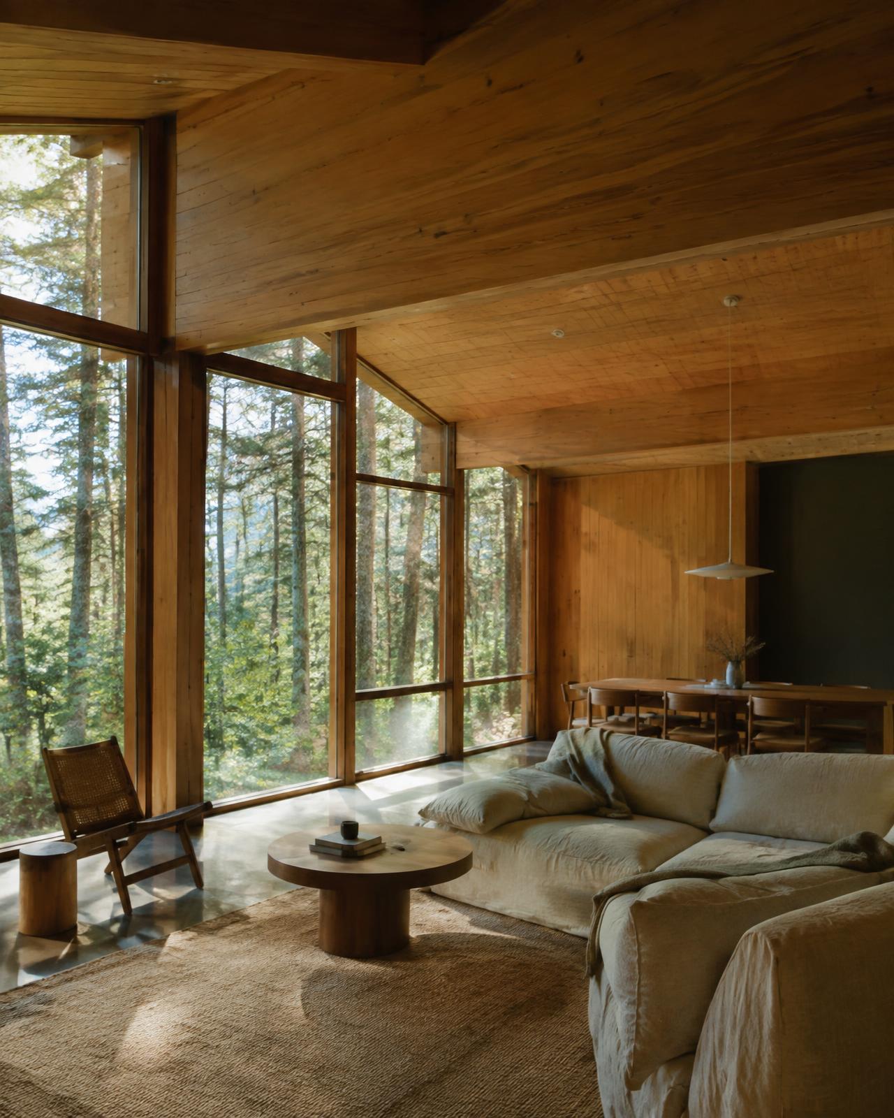Warm timber interior