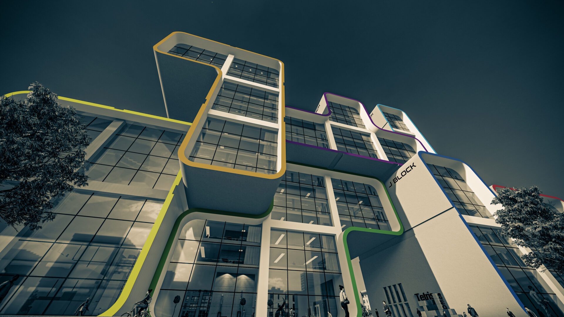 Tetris Office Building LOOP Design Awards