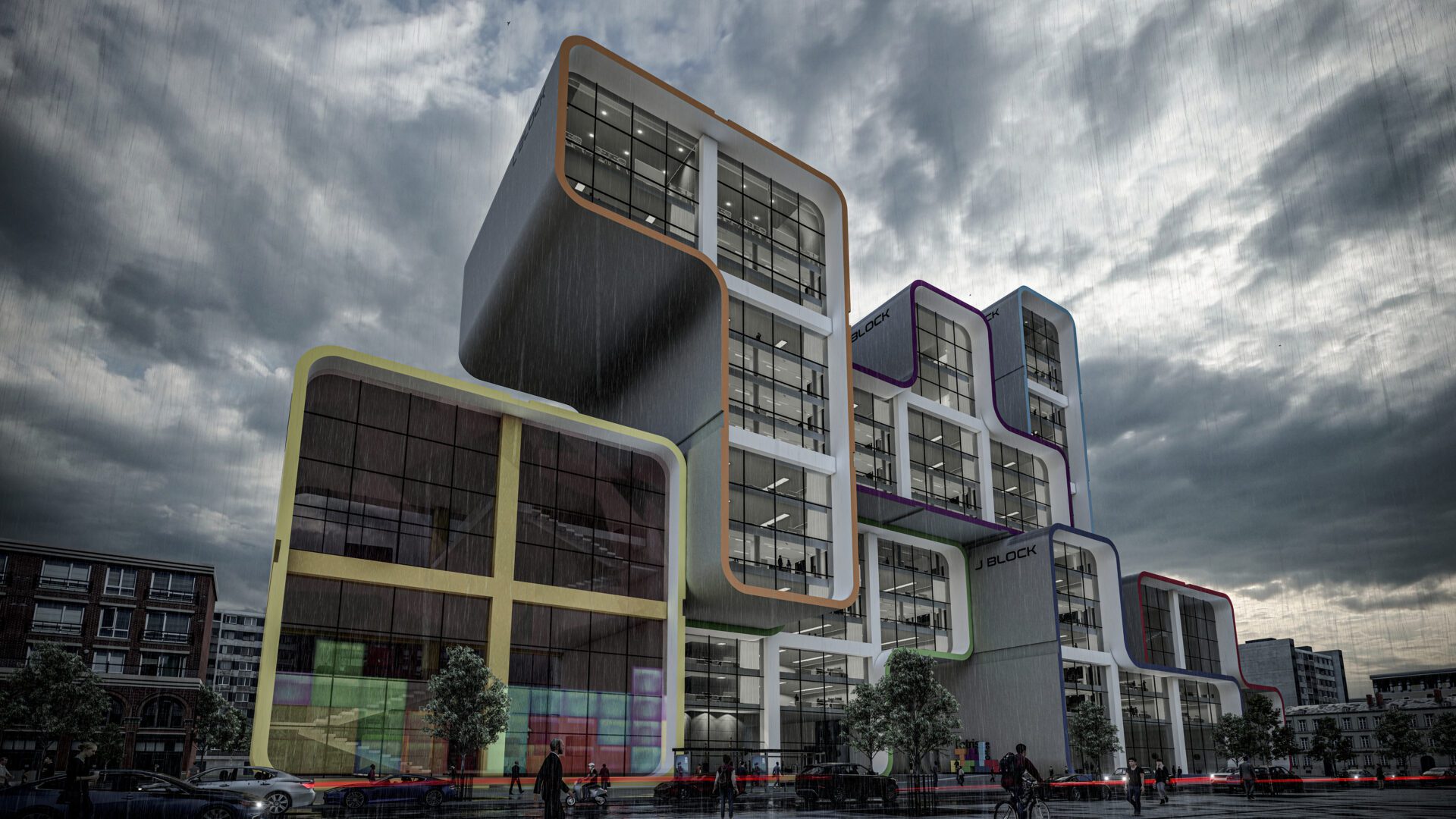 Tetris Office Building LOOP Design Awards