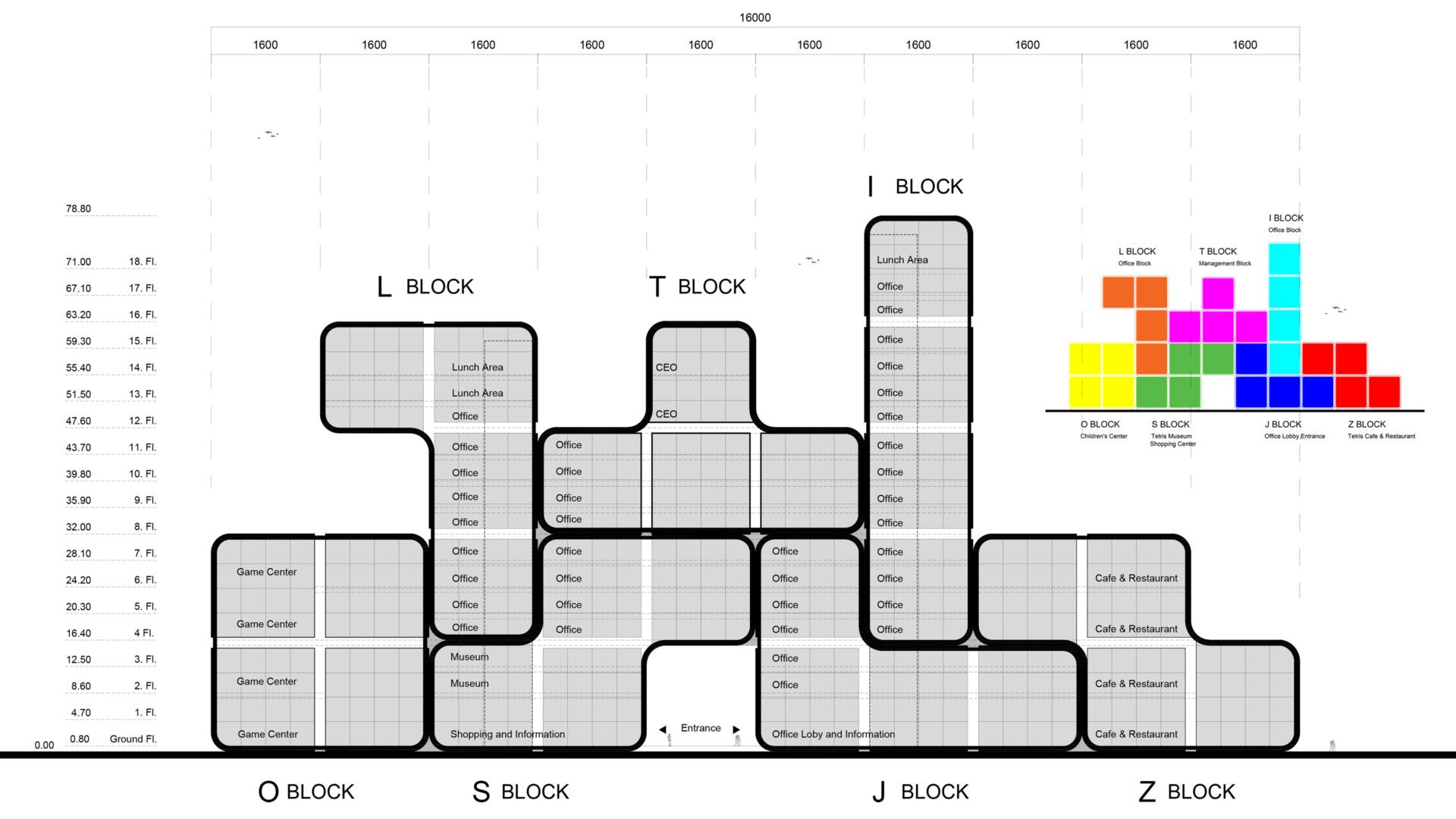 Tetris Office Building LOOP Design Awards
